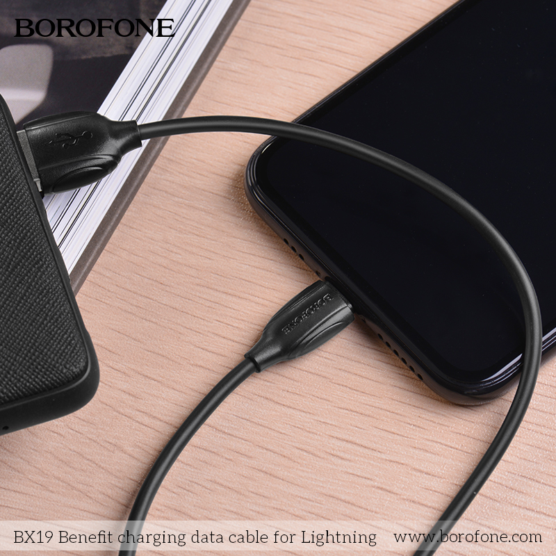 BOROFONE BX19 Benefit USB-A to Lightning cable NZ 5