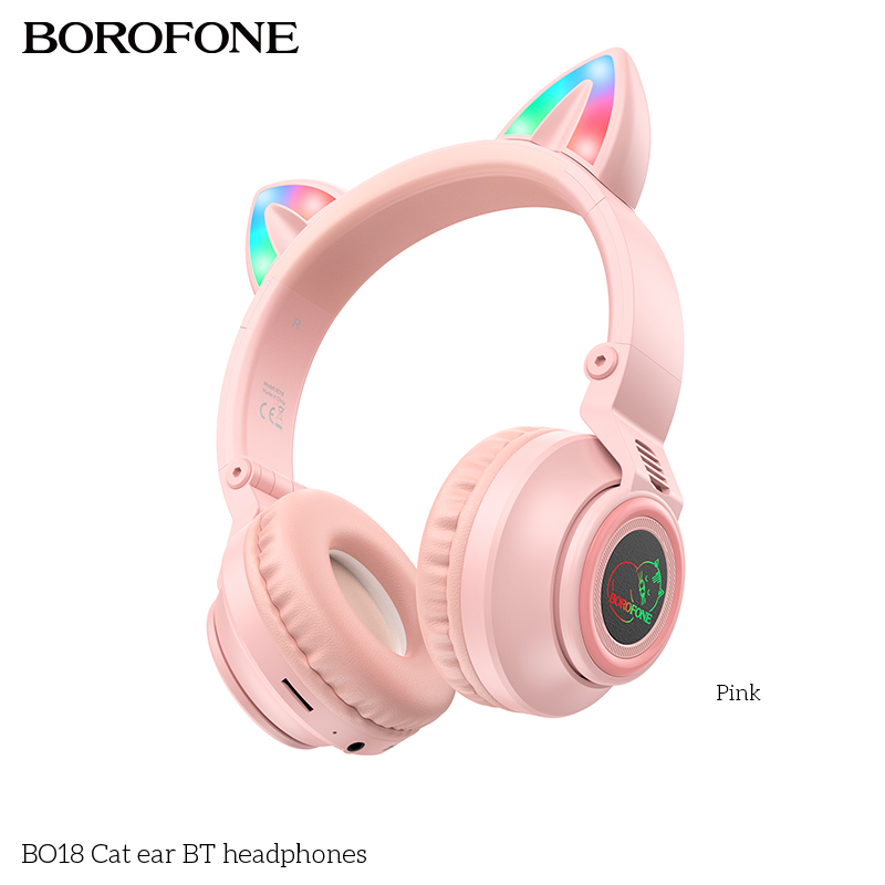 BOROFONE BO18 cat-ear wireless headphones Bluetooth 5.0 NZ