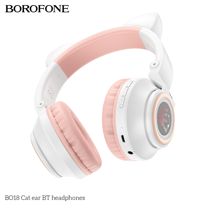 BOROFONE BO18 cat-ear wireless headphones Bluetooth 5.0 NZ 7