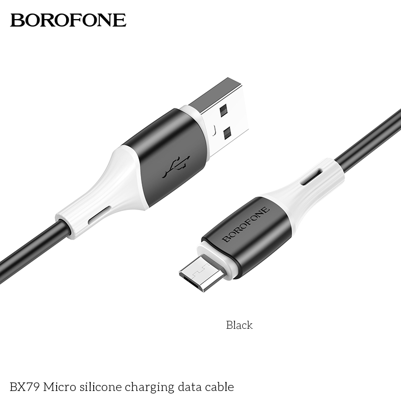 BOROFONE BX79 silicone USB-A to Micro-USB cable NZ 9