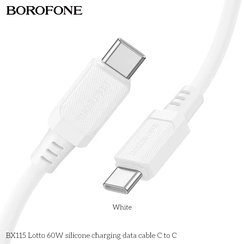 BOROFONE BX115 Lotto USB-C to USB-C cable 60W NZ