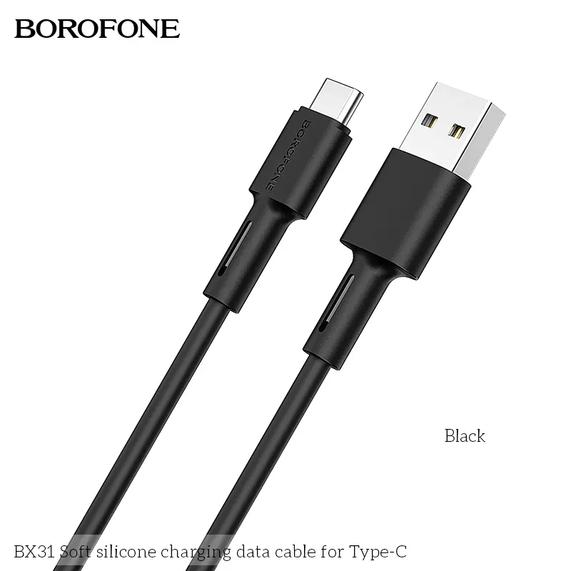 BOROFONE BX31 Soft silicone USB-A to USB-C cable NZ