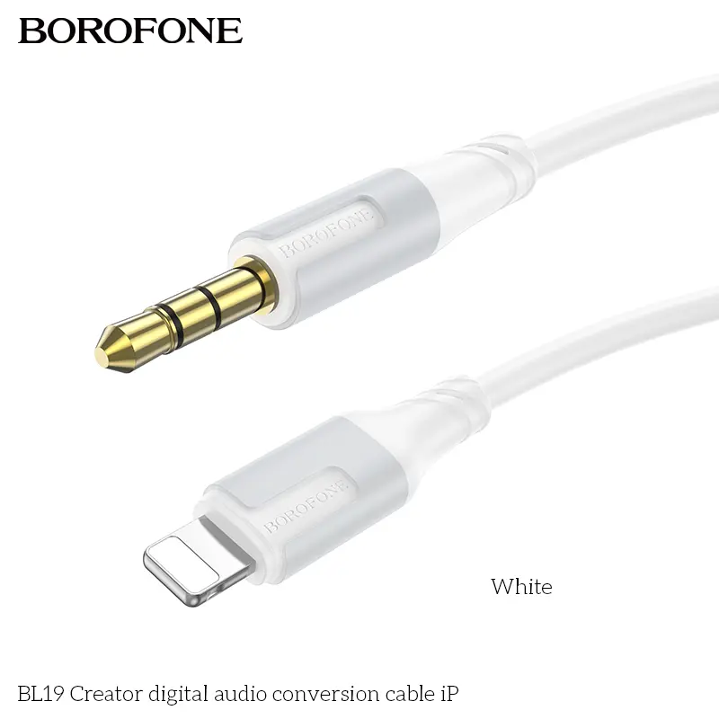 BOROFONE BL19 Creator Lightning to 3.5 mm audio cable NZ