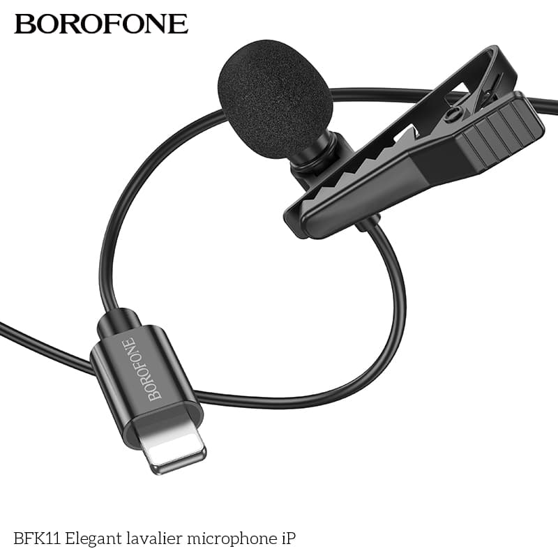 BOROFONE BFK11 Elegant lavalier microphone Lightning NZ