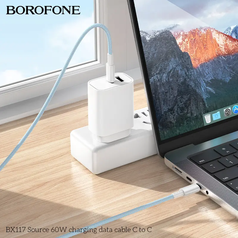 BOROFONE BX117 Source USB-C to USB-C cable NZ