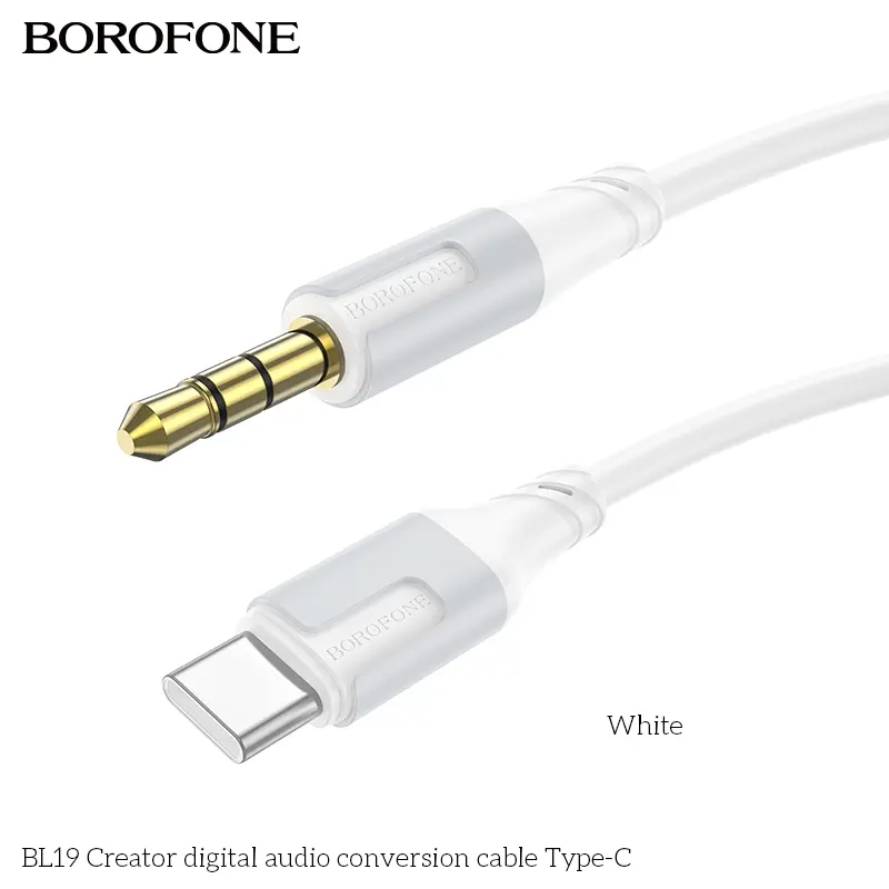 BOROFONE BL19 Creator USB-C to 3.5 mm audio cable NZ